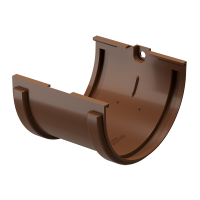 Соединитель желобов DOCKE STANDARD, светло-коричневый