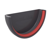 Заглушка желоба Grand Line Классика, графит