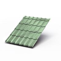 Металлочерепица МП Ламонтерра X, зеленая пастель