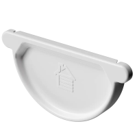 Заглушка желоба DOCKE STAL PREMIUM, пломбир