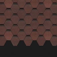 Гибкая черепица DOCKE Кёльн, зрелый каштан