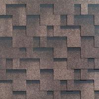 Гибкая черепица KATEPAL Rocky, махагон