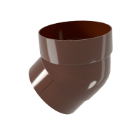 Колено трубы 45 Grand Line Классика, коричневый