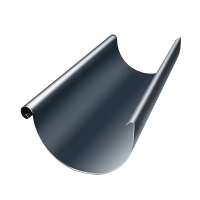 Желоб водосточный Grand Line 3м, графитовый серый