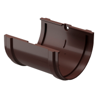 Соединитель желобов DOCKE PREMIUM, шоколад