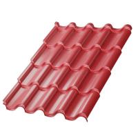 Металлочерепица МП Монтерроса, коричнево-красный