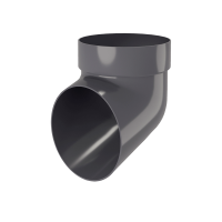 Колено сливное Grand Line Классика, графит