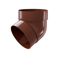 Колено трубы 67 Grand Line Классика, шоколадный