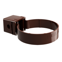 Хомут трубы Klicker Grand Line Premium, коричневый