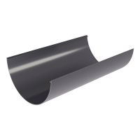 Желоб водосточный 3м Grand Line Классика, графит