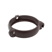 Хомут трубы FINEBER, коричневый