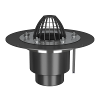 Воронка кровельная с обогревом TERMOCLIP ВФО 110х700 мм