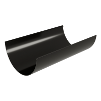 Желоб водосточный 3м Grand Line Классика, черный