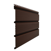 Софит DOCKE Т4 центральная перфорация, каштан