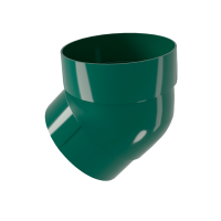 Колено трубы 45 Grand Line Классика, зеленый