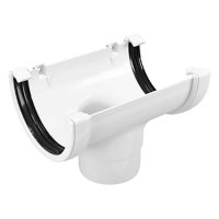 Воронка желоба FINEBER, белый