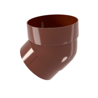 Колено трубы 45 Grand Line Классика, шоколадный