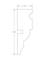 Молдинг ForPRO М-55x165