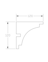 Карниз ForPRO К-120x120