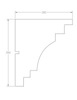 Карниз ForPRO К-300x350