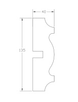 Молдинг ForPRO М-40x135