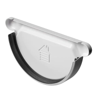 Заглушка желоба DOCKE STAL PREMIUM, пломбир