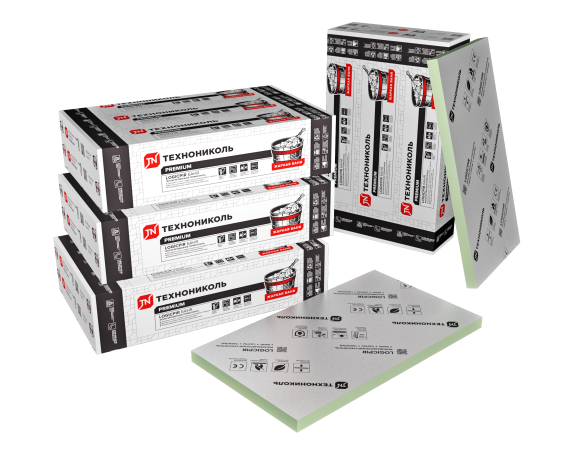 Плиты LOGICPIR Баня 1190x590x40мм, с L-кромкой