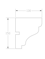 Карниз ForPRO К-130x150