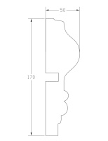 Наличник ForPRO Н-50x170
