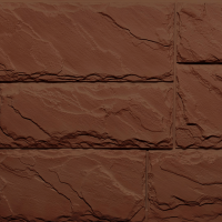 Фасадные панели FINEBER Камень крупный, коричневый